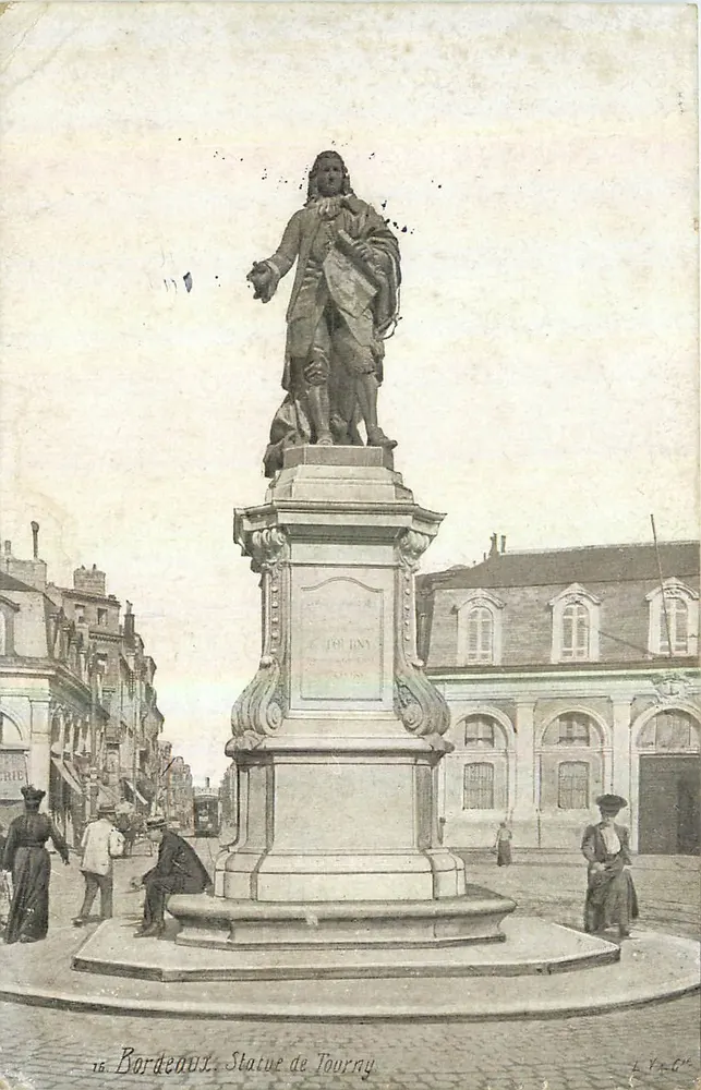 Bordeaux. Estátua de Tourny — editor L.V. Cie, n°16 - Frente