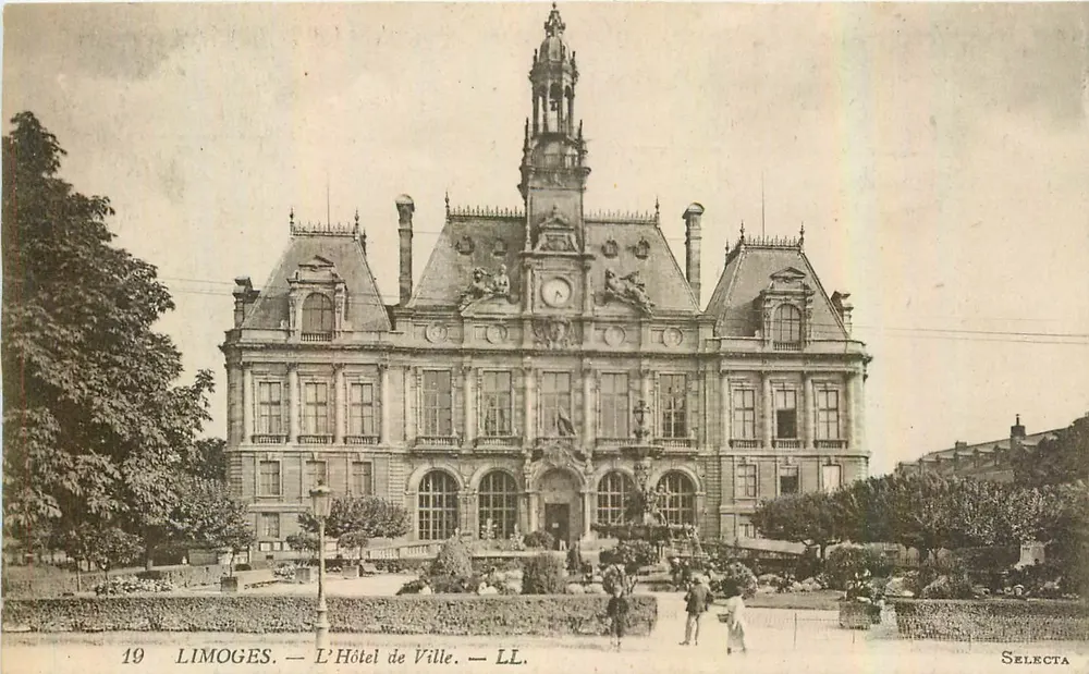 Limoges — O Hotel de Ville — Selecta - Frente