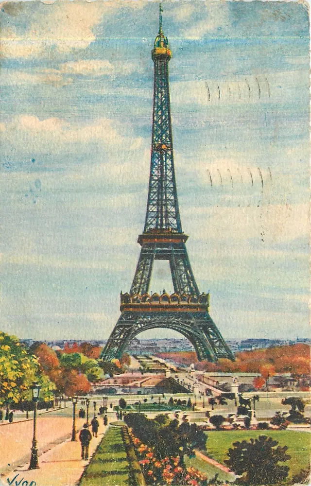 Torre Eiffel — Paris... em passeio — Les Editions Bart Tyvont - Frente