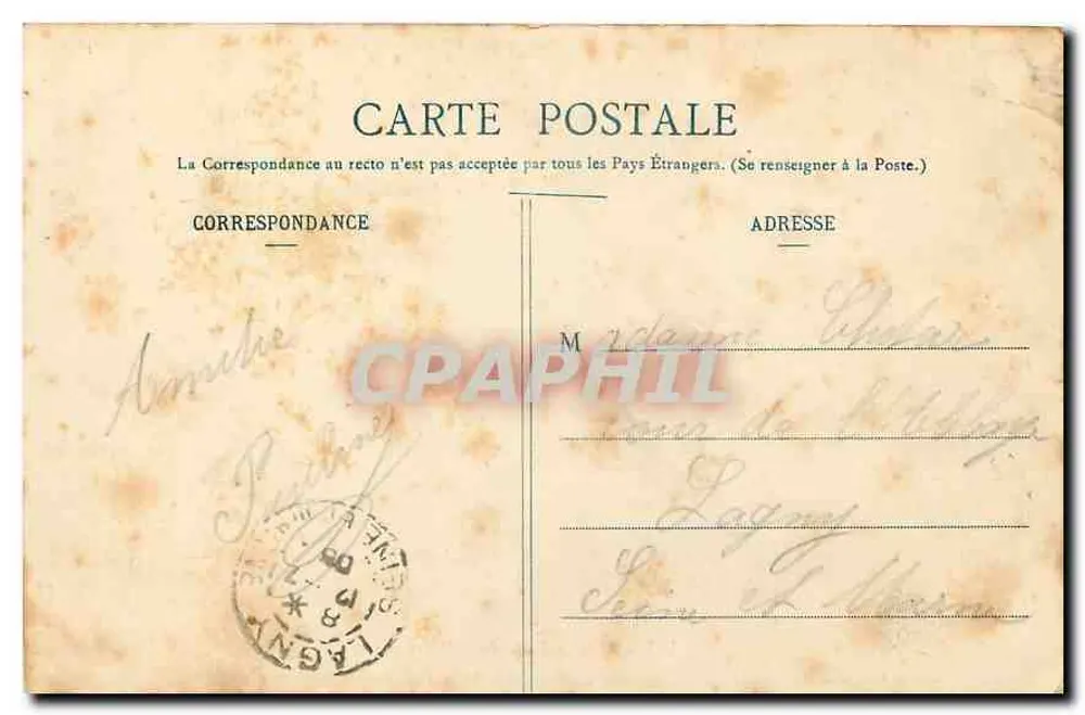 Versailles — Palácio do Petit Trianon — Mme Moreau, editora, Versailles - Verso