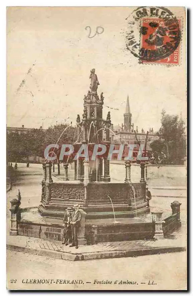 Clermont-Ferrand — Fuente de Amboise — LL. n°22 - Anverso