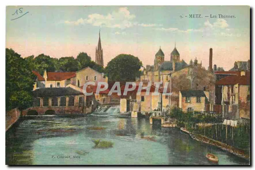 Metz — Os Termas — F. Conrad, Metz - Frente