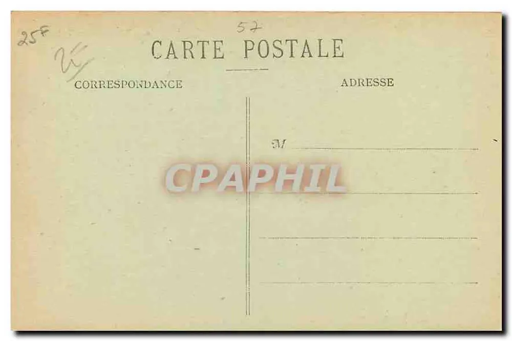 Metz — Os Termas — F. Conrad, Metz - Verso