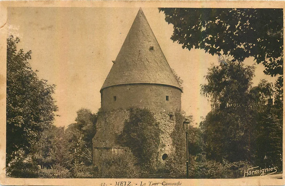 Metz - Camouflaged Tower — Harmignies, no. 42 - Front