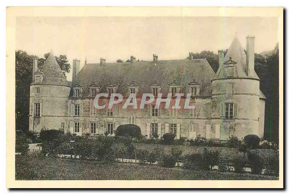 Schloss Bussy-Rabutin — Fassade zum Garten — Ausgabe der Historischen Denkmäler - Vorderseite