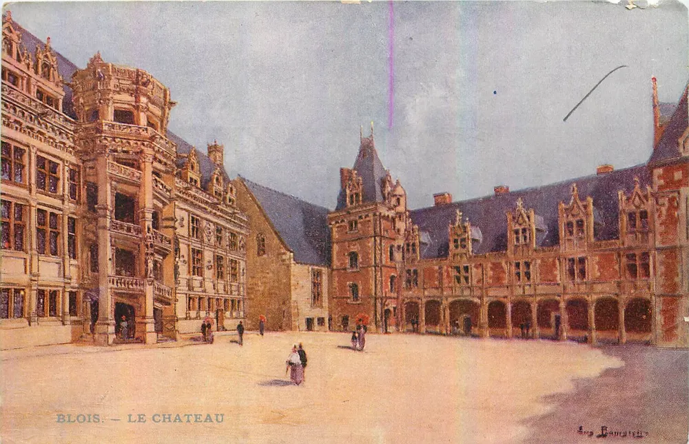 Blois — Le Château — Éditeur : Eug. Bourgeois, série S. IV. N°1 - Frente
