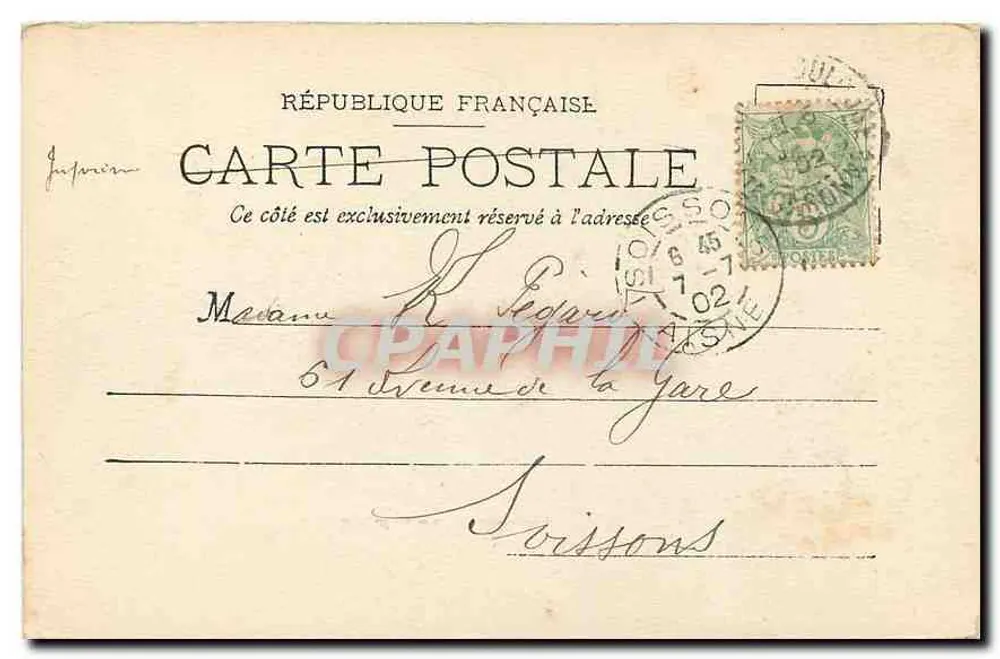 Toulouse — O Capitólio — L.S. N°8 - Verso