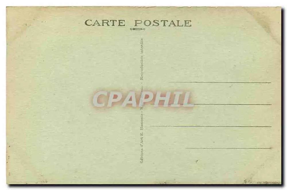 Trégastel — A curiosa Entrada de uma Villa (Fut construída e habitada por Vibert, o famoso pintor) — n° 7461 - Verso