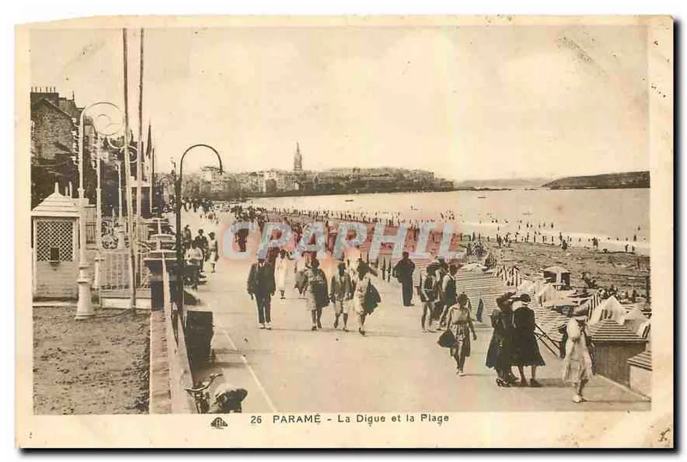 Paramé - De Digue en de Strand — n° 26 - Voorkant