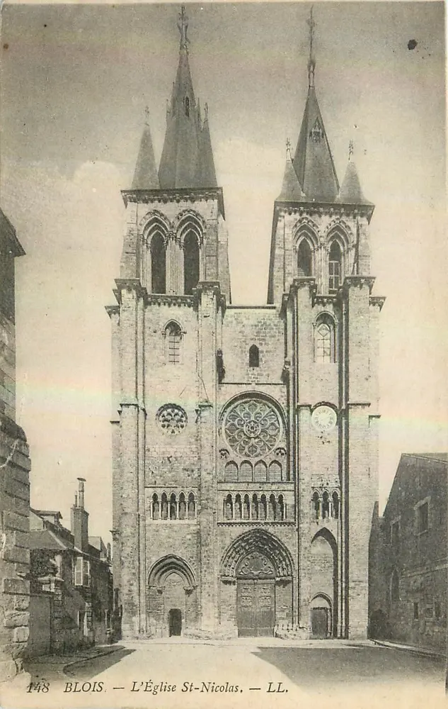 Blois — De Kerk van Sint-Nicolaas — LL. n°1448 - Voorkant