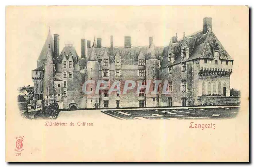 El interior del castillo — Langeais —371 - Anverso