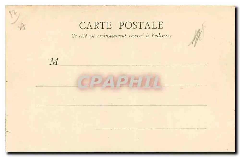 Amboise — O castelo — B. F., Paris - Verso