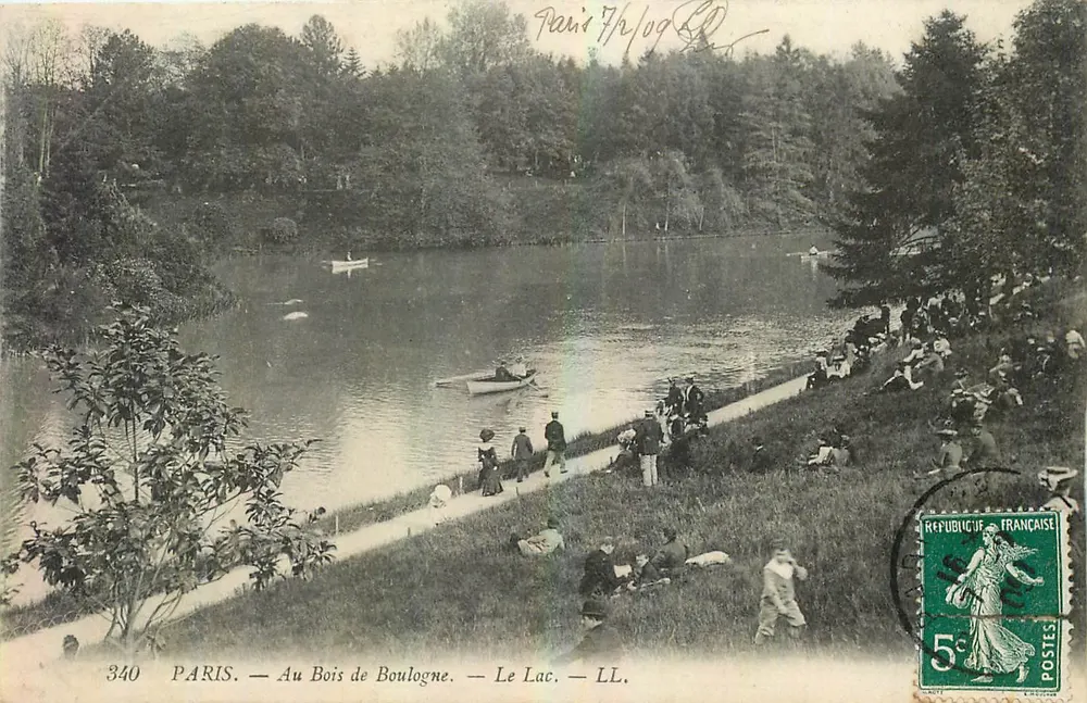 Paris — Au Bois de Boulogne — Le Lac — LL. — n°340 - Recto
