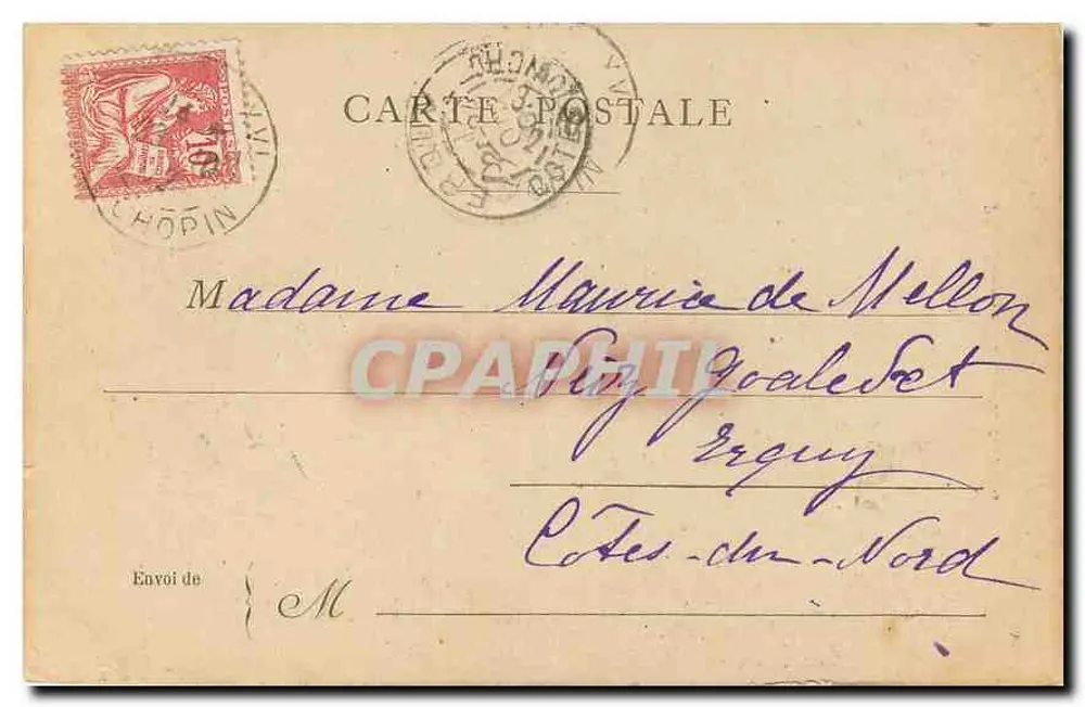 Paris — A Fonte Médicis — Editor Muriz - Verso