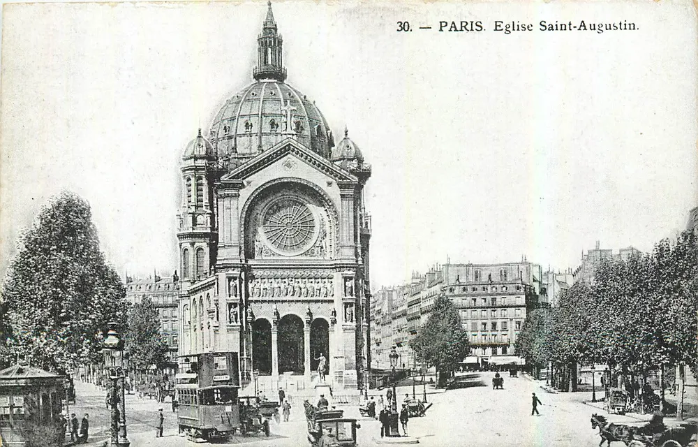 Paris — Igreja de São Agostinho — n°30 - Frente