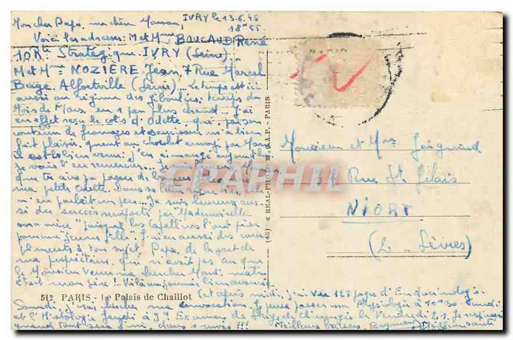 Palácio de Chaillot — Paris — editor Cap - Verso