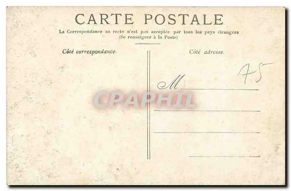 Paris — Notre-Dame — Editor não identificado, número de série não visível - Verso