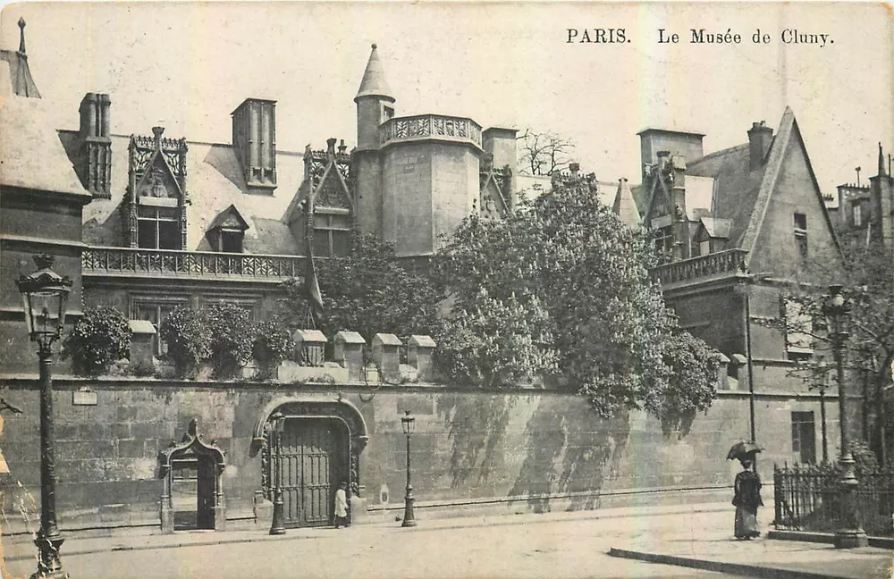 Paris. O Museu de Cluny — editor P. L. Paris - Frente