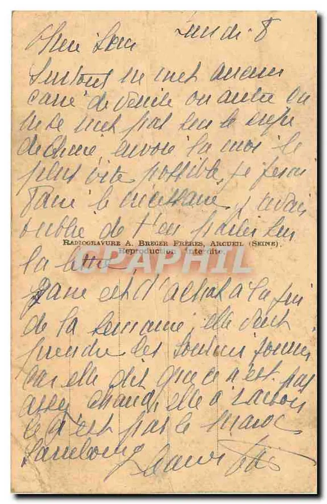 Privatklinik des Dr. de Martel — 219 rue Vercingétorix, Paris — Verlag nicht sichtbar - Rückseite