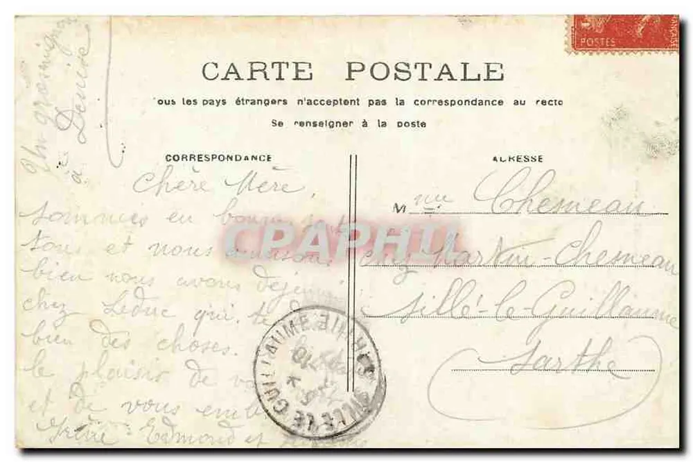Notre-Dame de Paris — vista da fachada — editor desconhecido, número de série não visível - Verso
