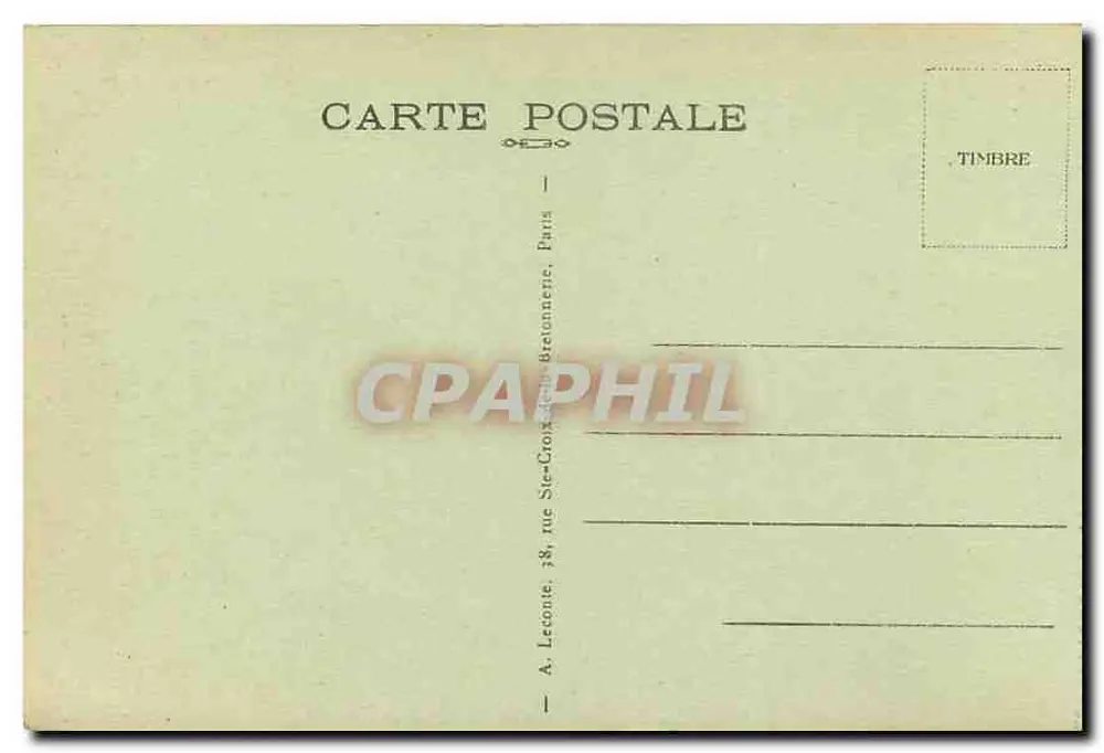 Paris - Panorama dos Oito Pontes. A L. - Verso
