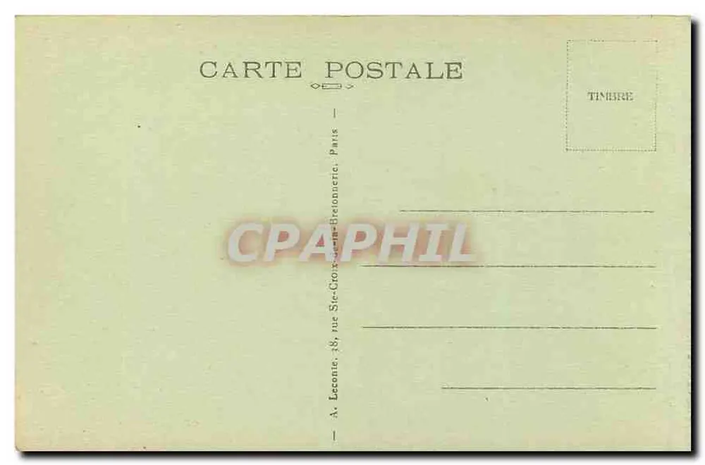 Paris — Ansicht der Avenue des Champs-Élysées und der Chevaux de Marly — A. L' - Rückseite