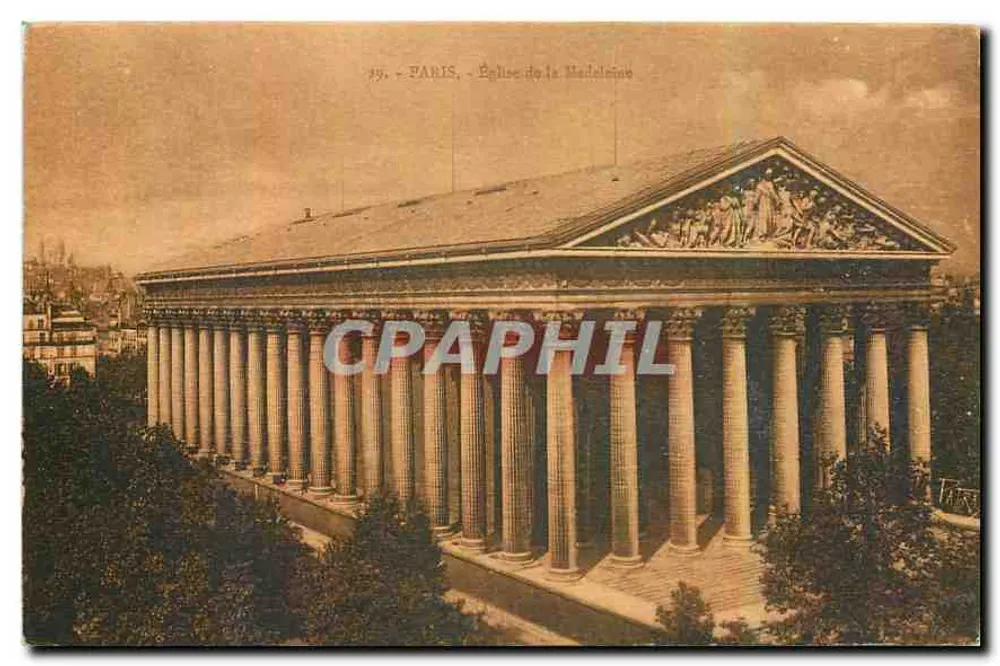 Parigi — Chiesa della Madeleine — Edizione d'Arte Parigi - Recto