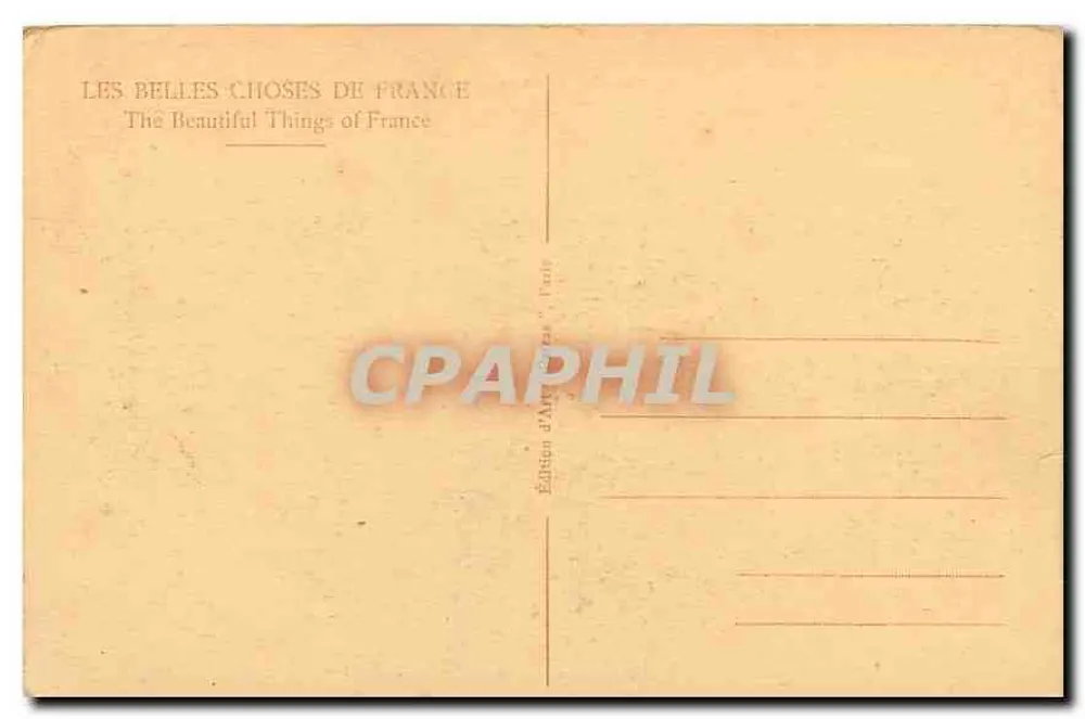 Parigi — Chiesa della Madeleine — Edizione d'Arte Parigi - Verso
