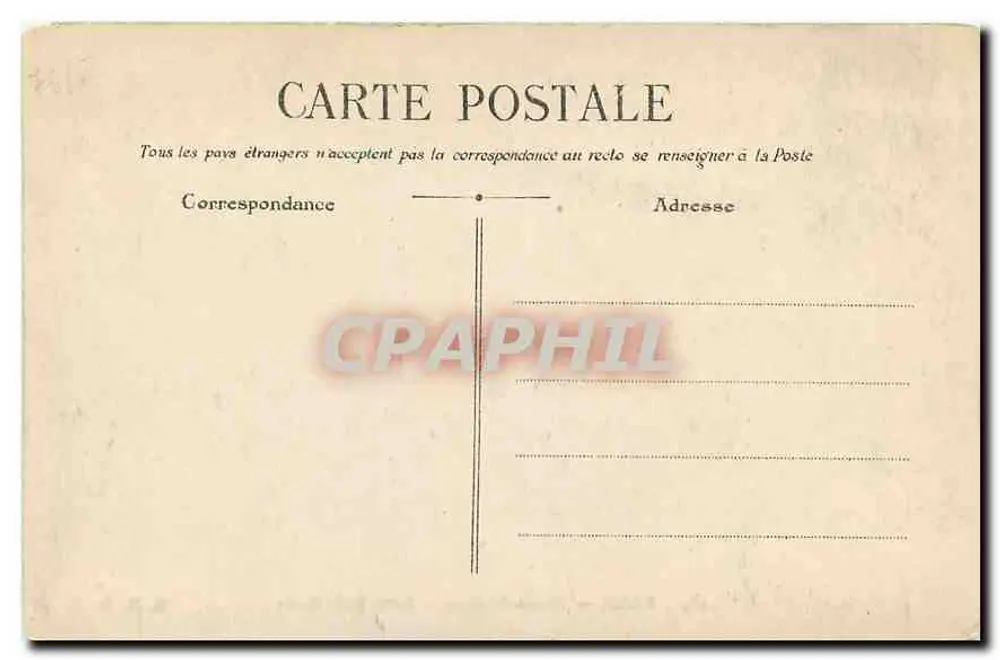 Paris — Museu de Cluny — Porta do Século XIII — G. B. R. R. n°254 - Verso