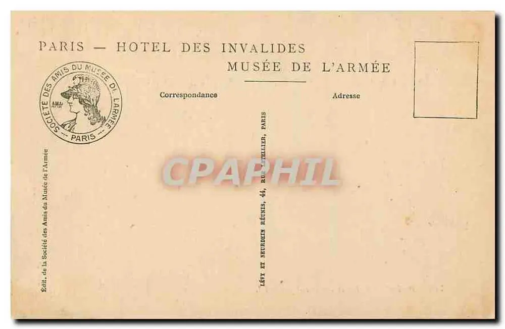 Paris - O Hotel dos Invalidos - LL - Verso