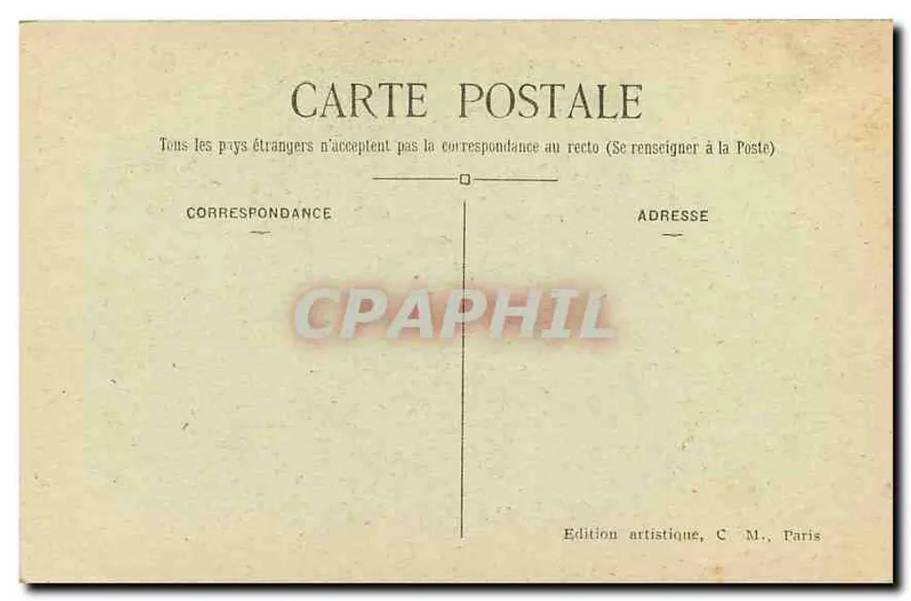Paris (1º arrondissement) — A Capela Santa — A Rosace — C.M. 1870 - Verso