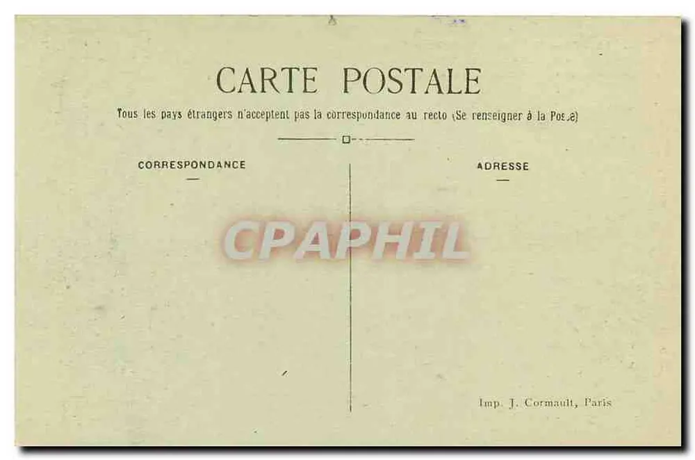 Paris — La Place et la Colonne Vendôme — Imp. J. Cormault, Paris, n°290 - Verso