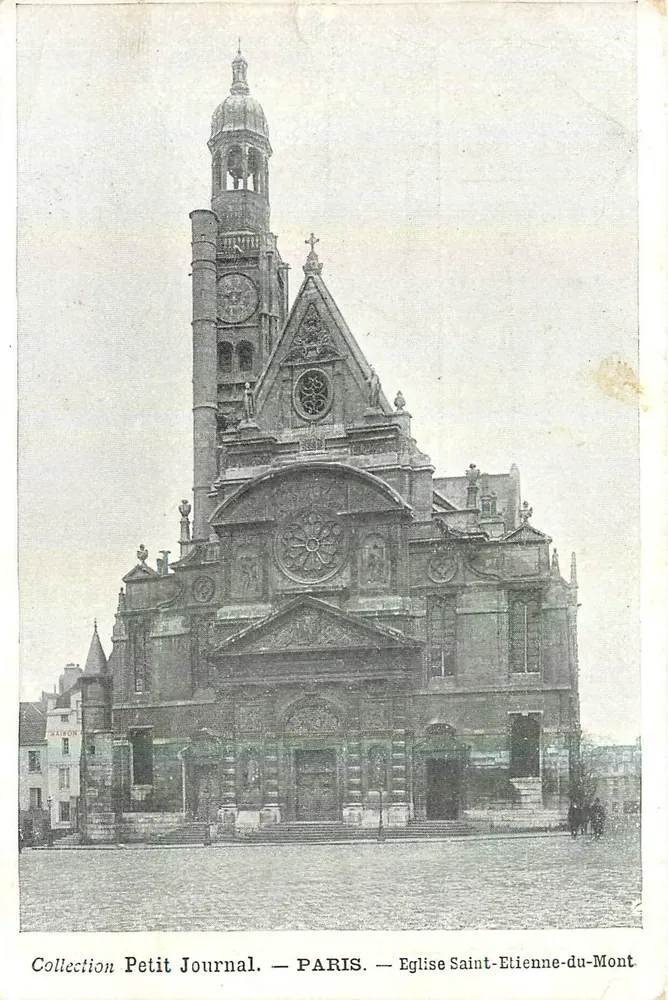 Église Saint-Etienne-du-Mont — Paris — Collection Petit Journal - Recto