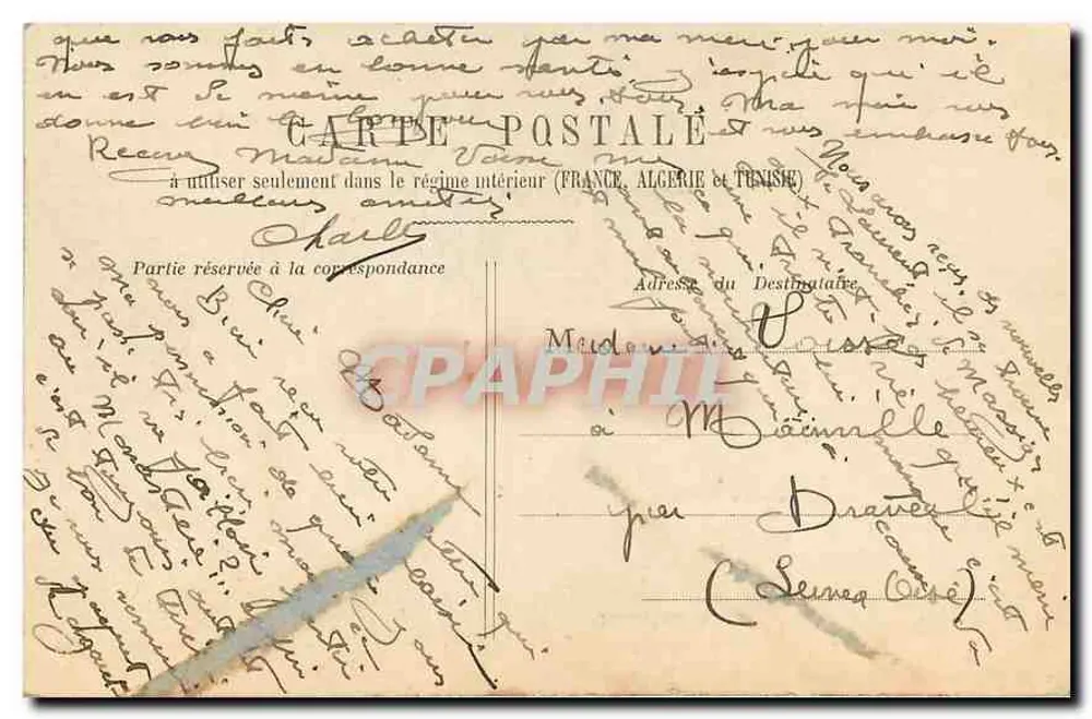 Paris 4. Hotel de Ville — vista do edifício com praça pavimentada e pedestres — editor não visível - Verso