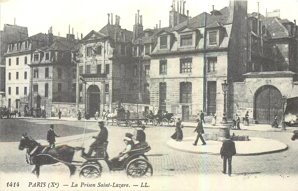 Paris (Xe) — A Prisão Saint-Lazare — LL. - Frente