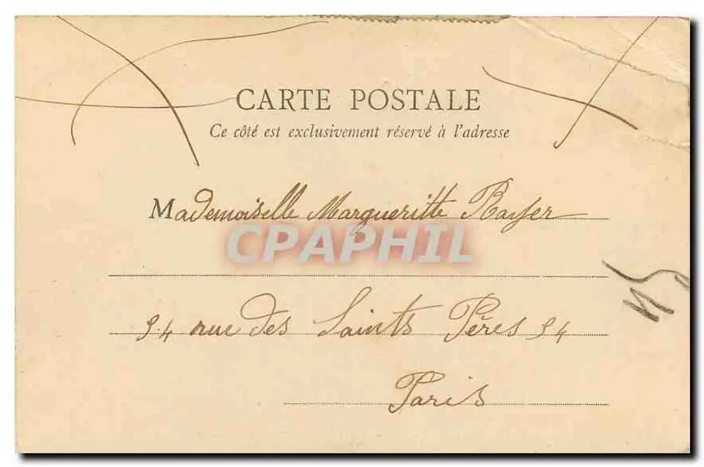 Paris - Pont-Neuf - Un bras de la Seine — B.F. PARIS n°186 - Verso