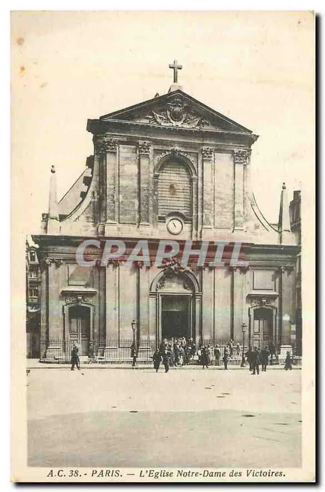Paris — L'Église Notre-Dame des Victoires — A.C. 38 - Recto