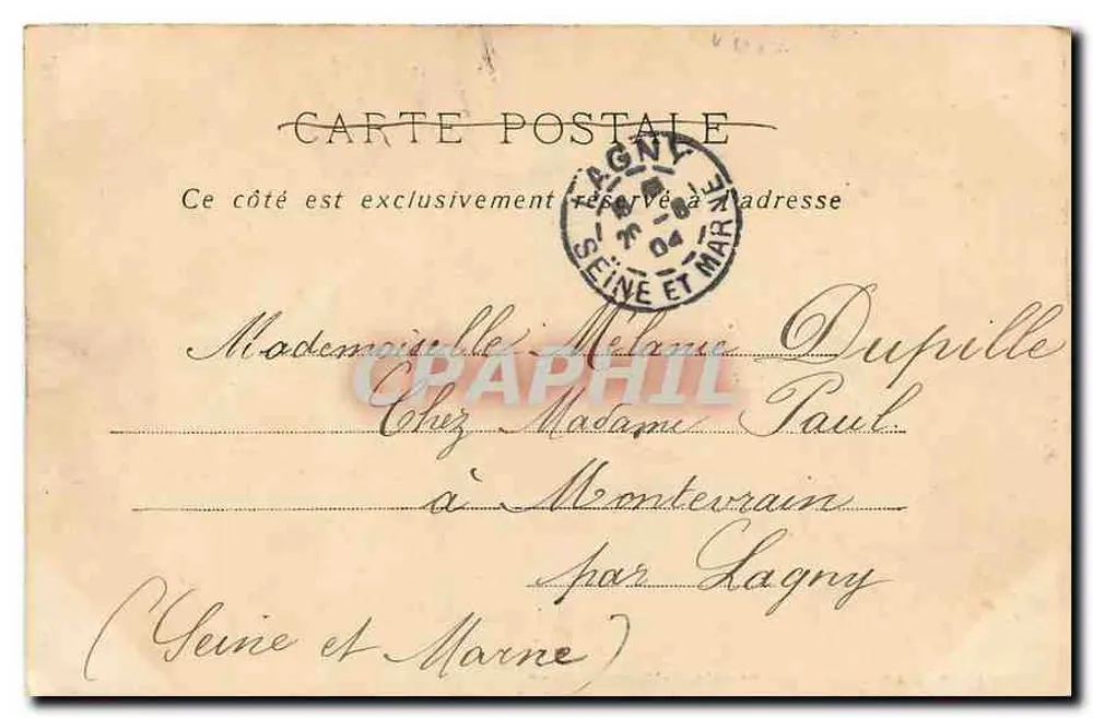 Paris - Jardin et Palais du Luxembourg — P. M. & Cie, n°40 - Verso
