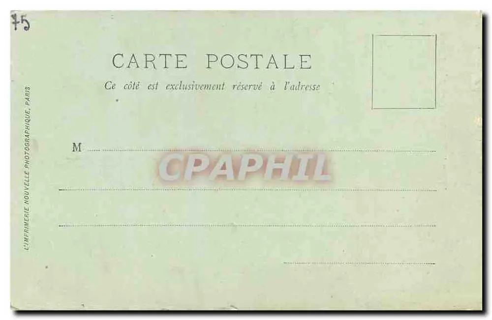 Paris — O Sagrado Coração — LL. — n° 220 - Verso