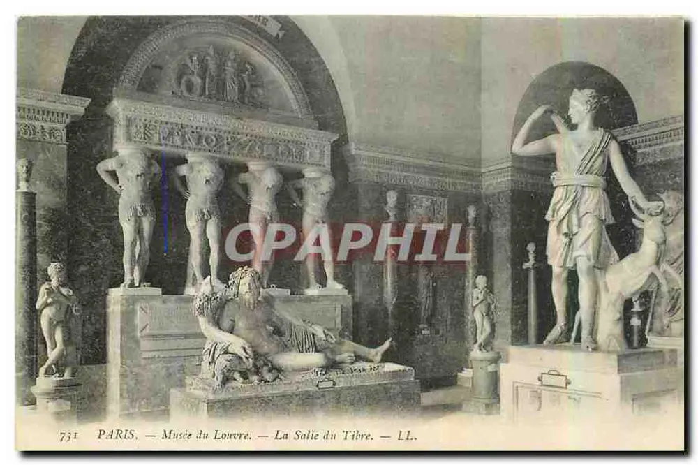 Paris — Musée du Louvre — La Salle du Tibre — LL. — n° 731 - Recto