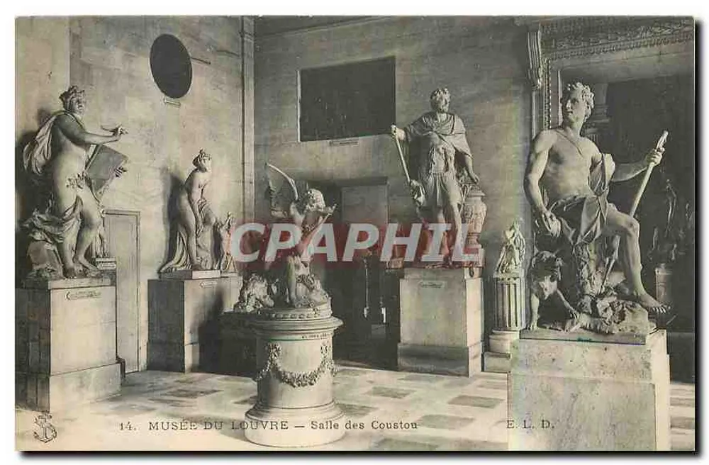 Museu do Louvre — Sala dos Coustons — E.L.D. - Frente