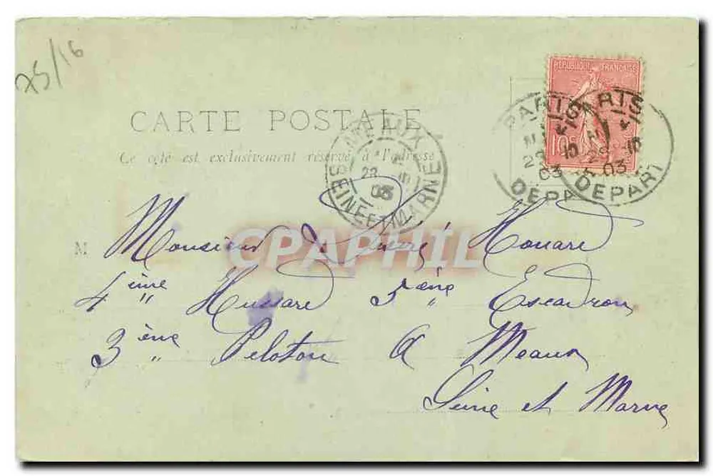 Paris — Effet de Neige au Bois de Boulogne — LL, n°267 - Verso
