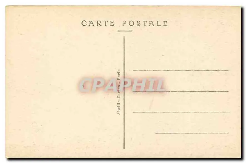 Paris — Parque Montsouris — O Lago — A.C. 88 — Editora Abelle-Cartes - Verso