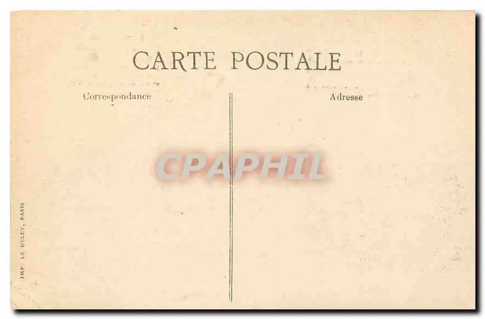 Bastille-Platz — Säule vom Juli — IMP. LE DÉLÉT, PARIS - Rückseite