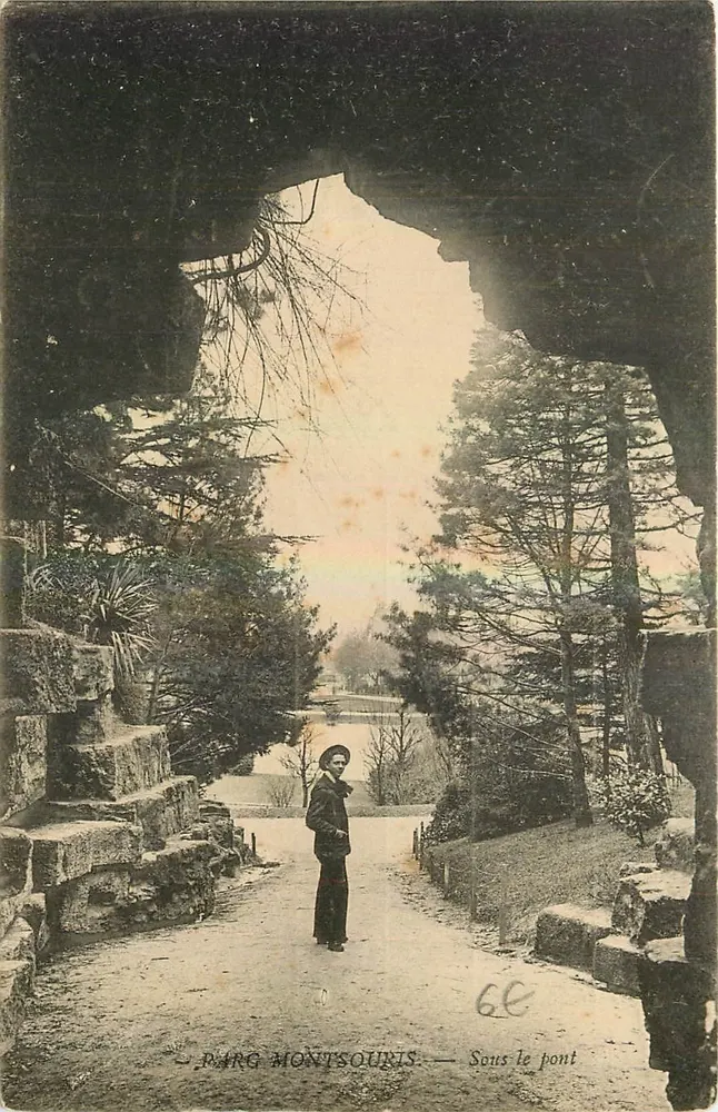 Parque Montsouris — Sob o ponte — Editor não identificado, n° de série 66 - Frente
