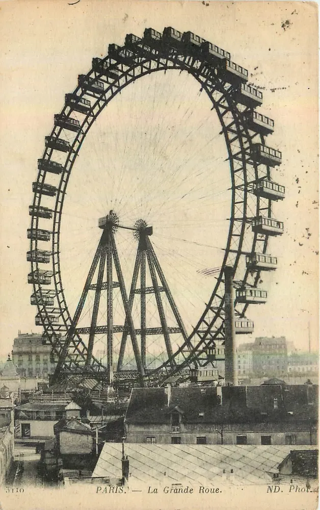 Paris — A Grande Roda — ND. Fot. n°3110 - Frente