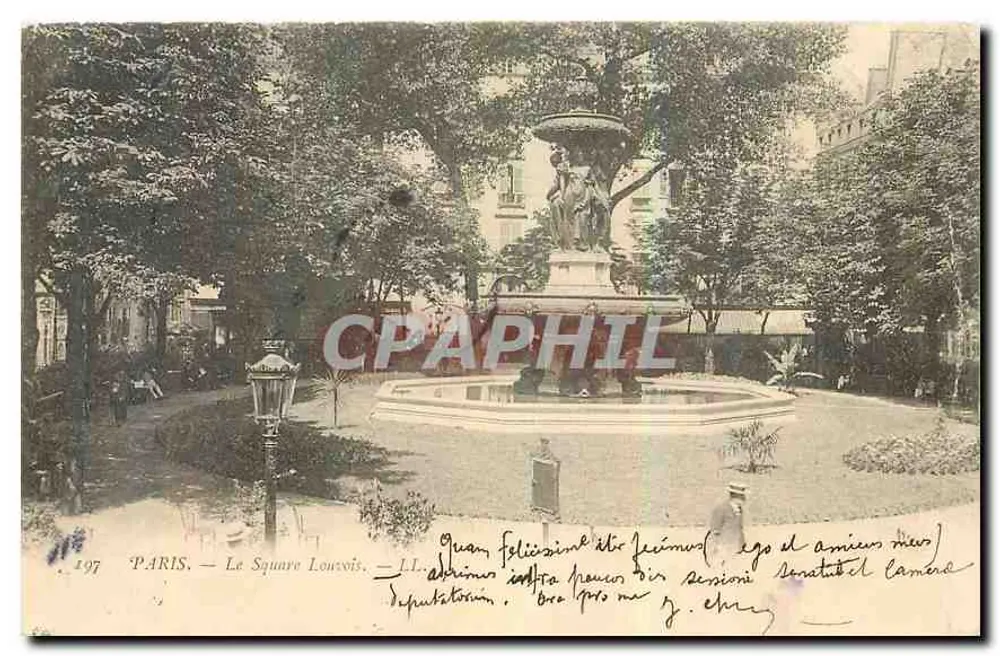 Paris — O Square Louvois — L'Imprimerie Nouvelle Photographique - Frente