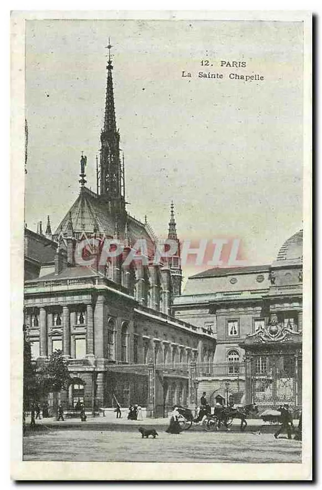 A Santa Capela — Paris — editor não visível, n° de série 12 - Frente