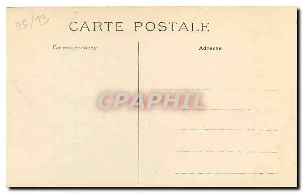 Paris (13e) — Igreja de Saint-Marcel — J. H. n° 467 - Verso