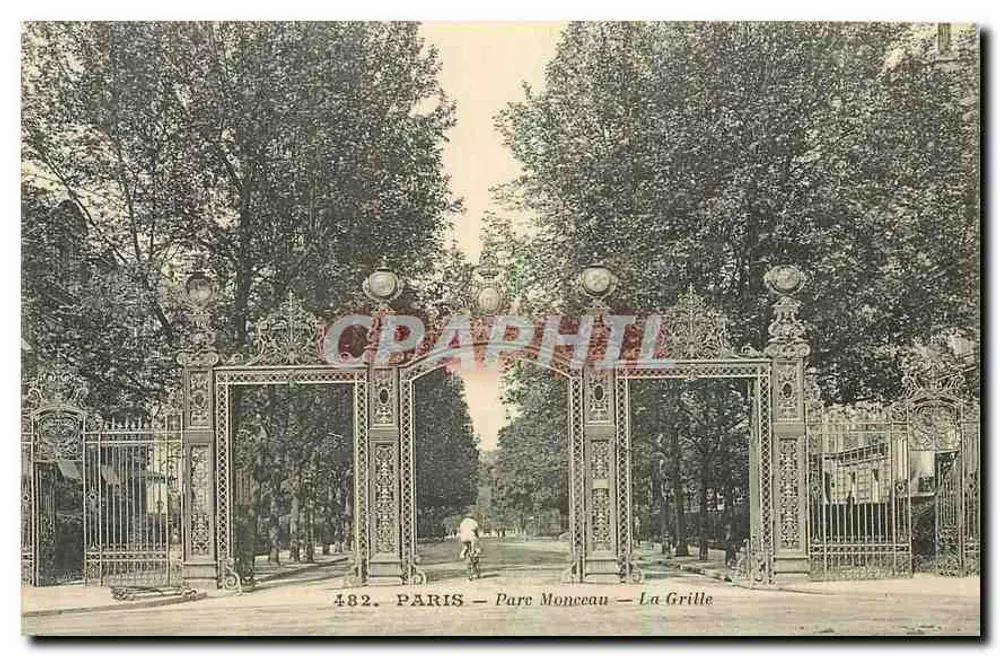 Paris - Parc Monceau - A Grade — n°482 - Frente